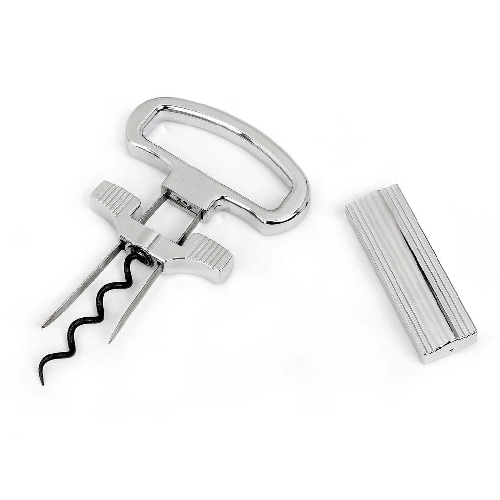 Two-Prong Cork Puller Remover Ah-So Old Wine Opener Multifunction Beer Corkscrew